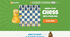 Desktop Screenshot of chesskid.com